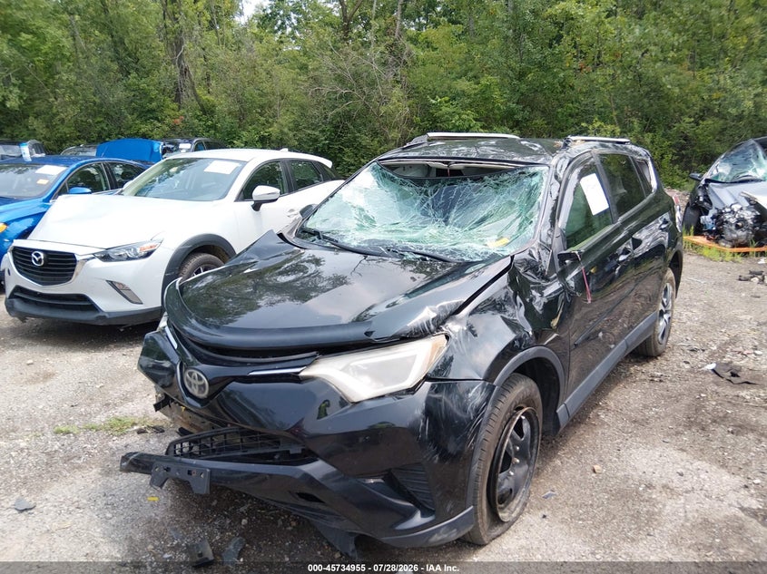 Vin: 2t3bfrev8hw643560, lot: 46233659, toyota rav4 le 20172