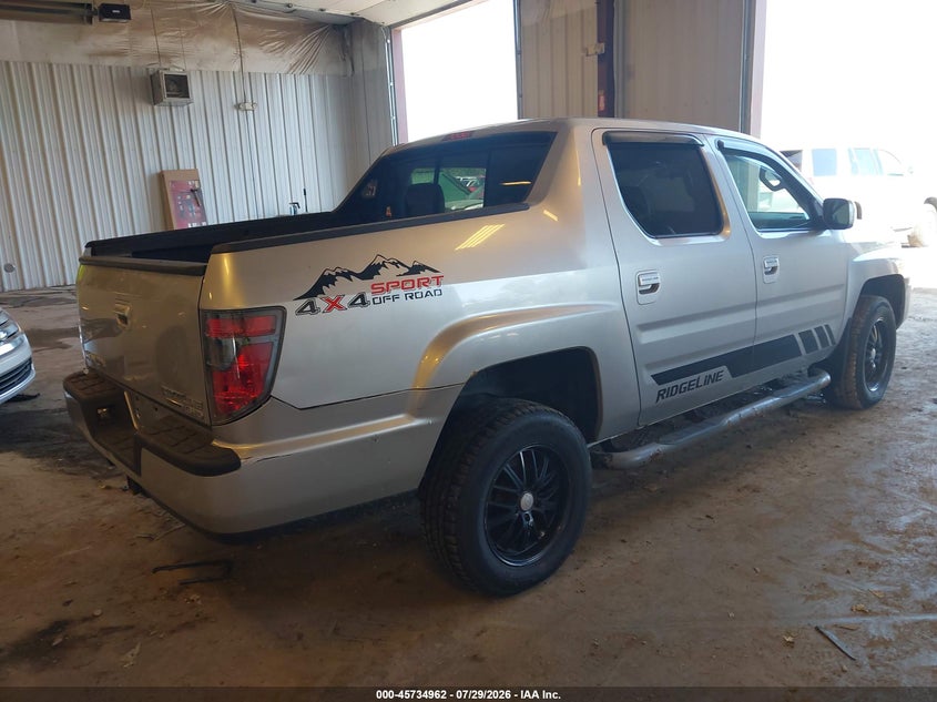 2012 HONDA RIDGELINE auction photo 4