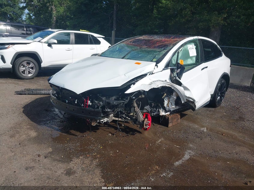 Vin: 5yjxcde47mf319492, lot: 46233667, tesla model x performance dual motor all-wheel drive 20212