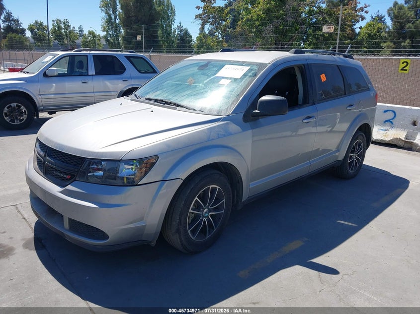 Vin: 3c4pdcab2jt427740, lot: 46233675, dodge journey se 20182