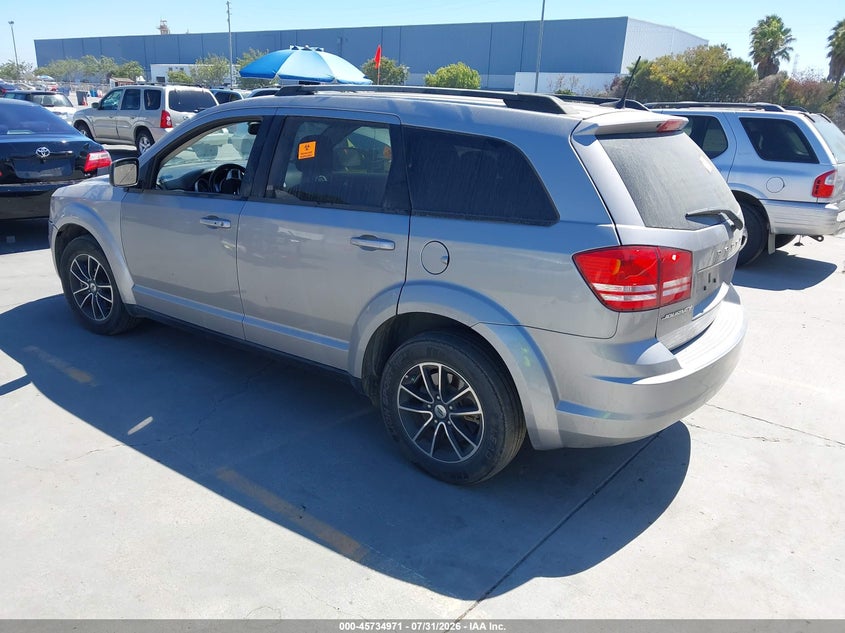 Vin: 3c4pdcab2jt427740, lot: 46233675, dodge journey se 20183