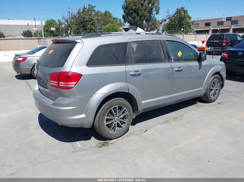 Vin: 3c4pdcab2jt427740, lot: 46233675, dodge journey se 20184