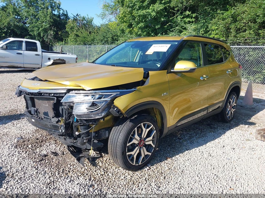 Vin: kndetca2xp7380156, lot: 46233678, kia seltos sx turbo 20232