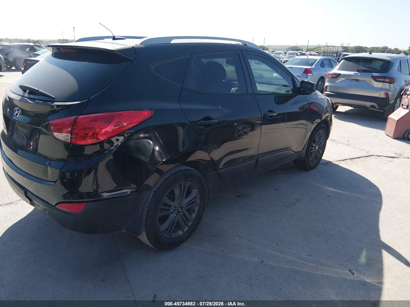 Vin: km8ju3ag6fu962547, lot: 46233686, hyundai tucson se 20154