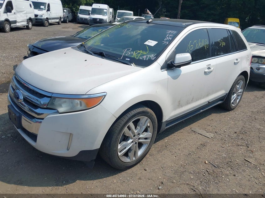 Vin: 2fmdk3k91cba09796, lot: 46233697, ford edge limited 20122