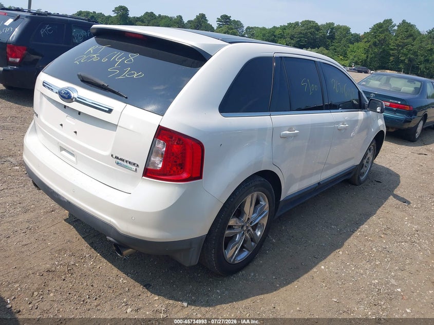 Vin: 2fmdk3k91cba09796, lot: 46233697, ford edge limited 20124