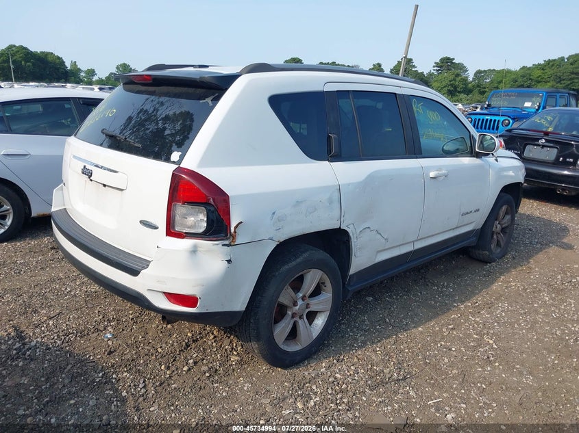 Vin: 1c4njdeb9gd617341, lot: 46233698, jeep compass latitude 20164
