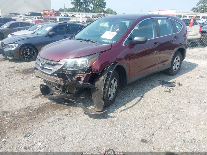 Vin: 5j6rm4h36cl063036, lot: 46233710, honda cr-v lx 20122