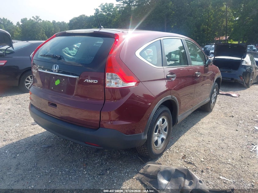 Vin: 5j6rm4h36cl063036, lot: 46233710, honda cr-v lx 20124