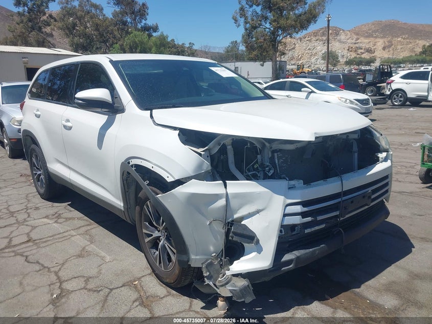 Vin: 5tdzzrfh0ks322037, lot: 46233711, toyota highlander le plus 2019 img_1