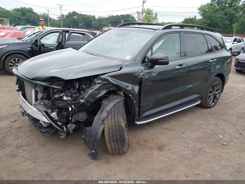 Vin: 5xyrhdlf8ng131122, lot: 46233724, kia sorento x-line ex 20222