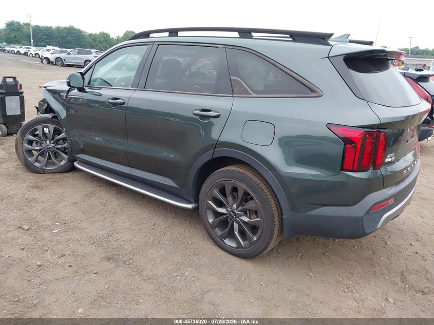 Vin: 5xyrhdlf8ng131122, lot: 46233724, kia sorento x-line ex 20223