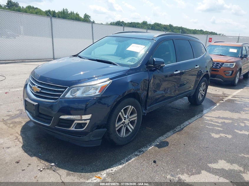 Vin: 1gnkvgkd4hj304058, lot: 46233783, chevrolet traverse lt 20172