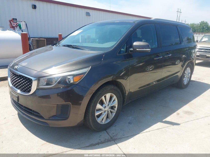 Vin: kndmb5c15f6032722, lot: 46233789, kia sedona lx 20152