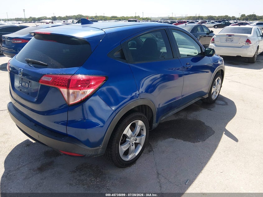 Vin: 3czru5h3xgm700682, lot: 46233803, honda hr-v lx 20164