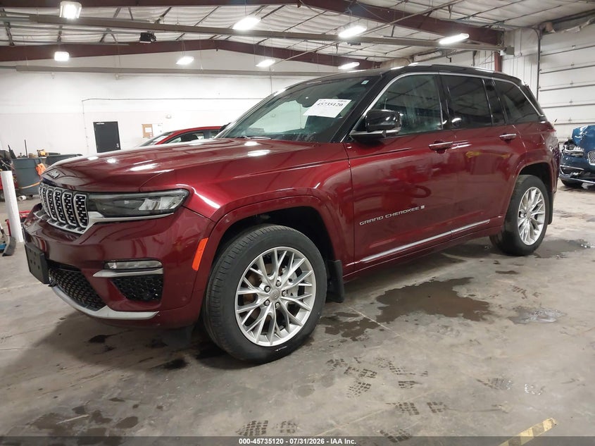 Vin: 1c4rjheg2n8615828, lot: 46233824, jeep grand cherokee summit 4x4 20222