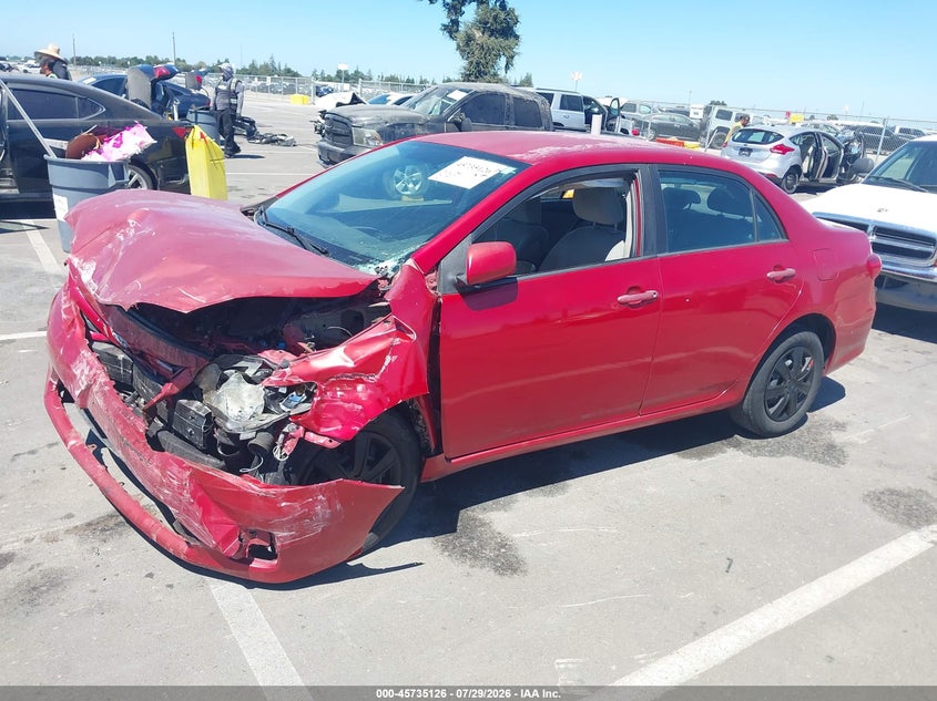 Vin: 2t1bu4ee5bc604970, lot: 46233830, toyota corolla le 20112