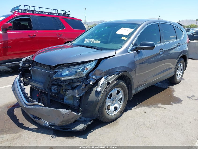 2016 Honda CR-V, Удар спереди, IAAI, VIN 3CZRM3H37GG710024 — фото 2