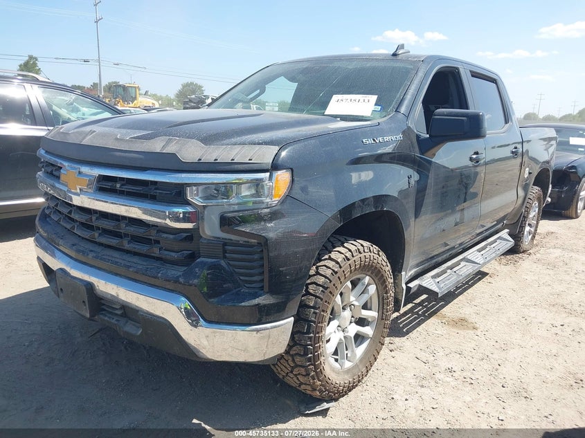 Vin: 1gcpacek2nz558457, lot: 46233837, chevrolet silverado 1500 2wd  short bed lt 20222
