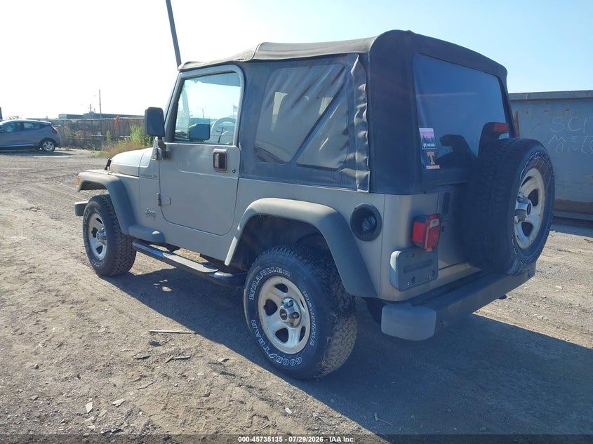 2000 JEEP WRANGLER auction photo 3