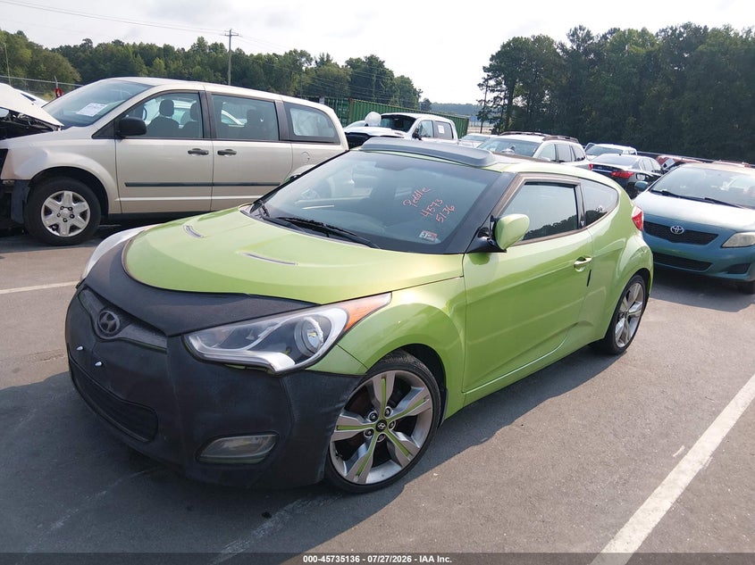 Vin: kmhtc6ad6cu059149, lot: 46233840, hyundai veloster base w/black 20122