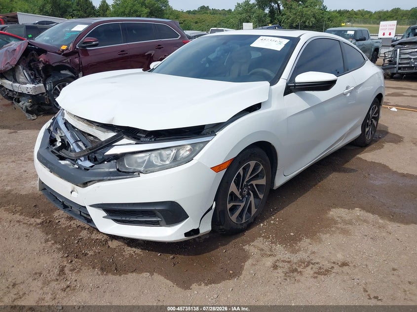 2017 Honda Civic, Удар спереди, IAAI, VIN 2HGFC4B07HH309804 — фото 2