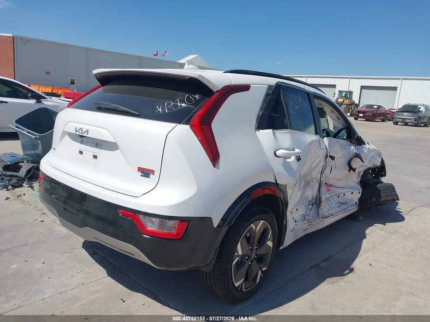 Vin: kndcr3l11p5016908, lot: 46233856, kia niro ev wind 20234
