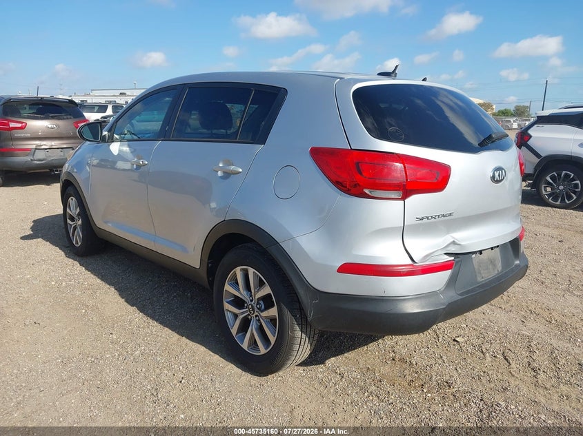 Vin: kndpb3ac2g7808905, lot: 46233864, kia sportage lx 20163