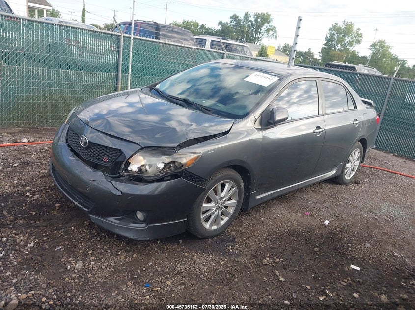 Vin: 2t1bu4ee3ac467851, lot: 46233866, toyota corolla s 20102