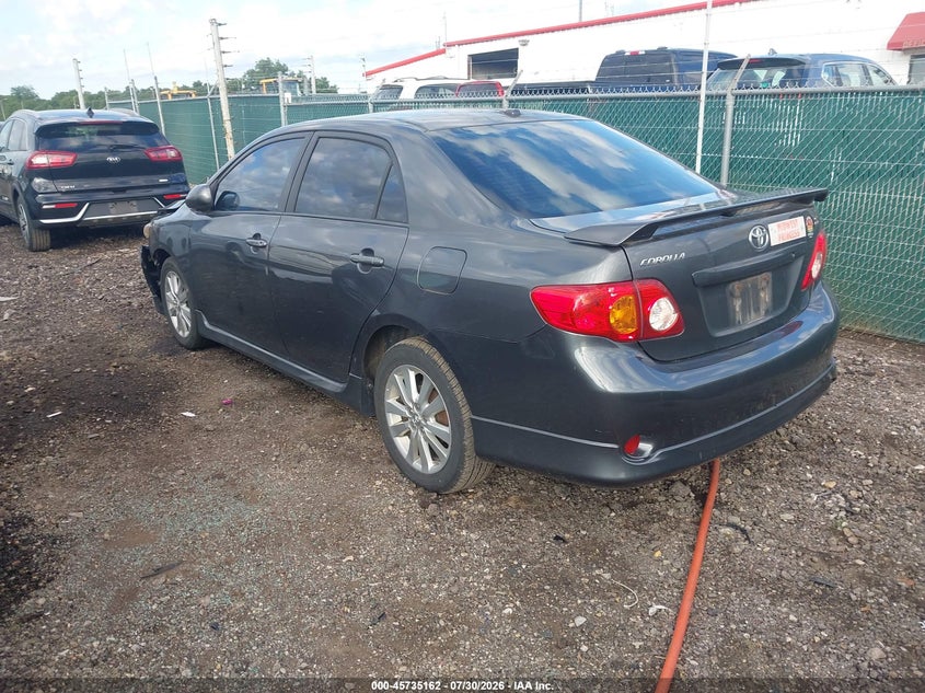 Vin: 2t1bu4ee3ac467851, lot: 46233866, toyota corolla s 20103