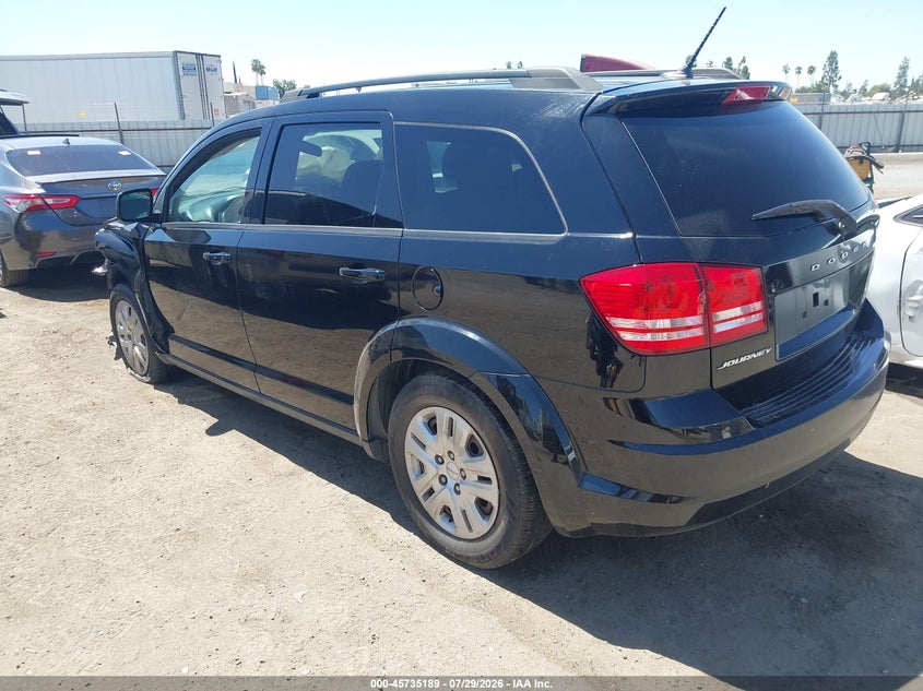 Vin: 3c4pdcab5ht520004, lot: 46233893, dodge journey se 20173