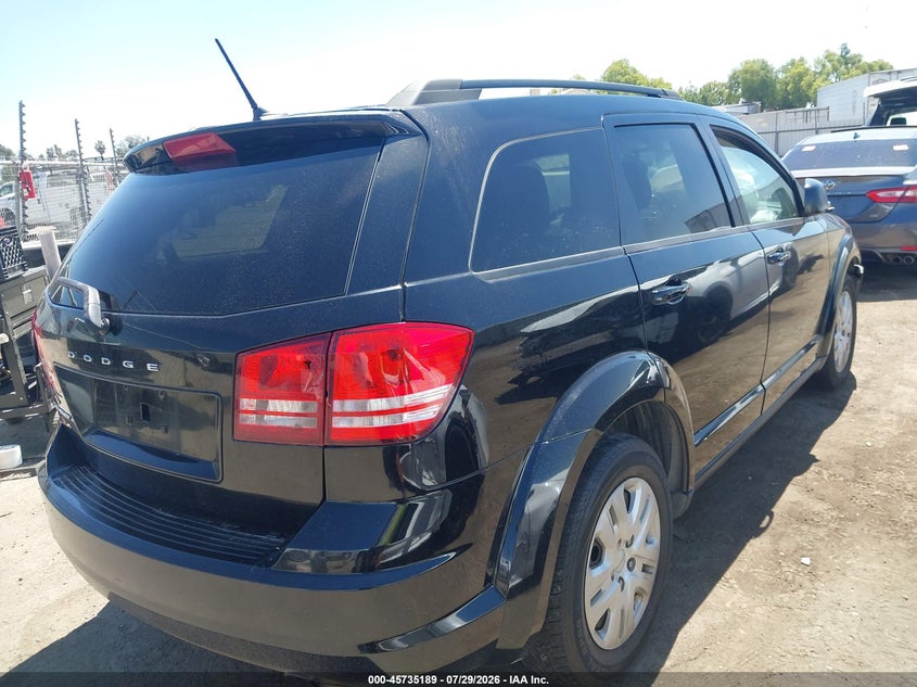 Vin: 3c4pdcab5ht520004, lot: 46233893, dodge journey se 20174