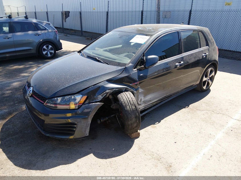 Vin: 3vw4t7au3fm081520, lot: 46233899, volkswagen golf gti 2.0t autobahn 4-door 20152