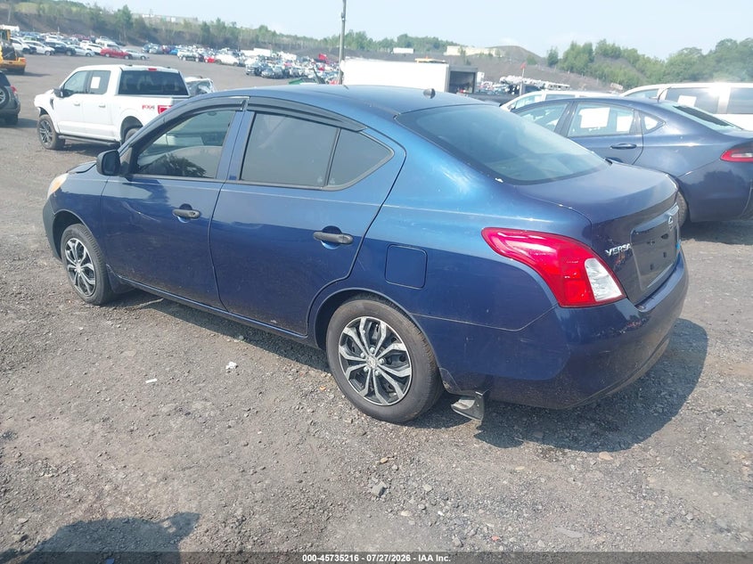 Vin: 3n1cn7ap5el808280, lot: 46233920, nissan versa s 20143