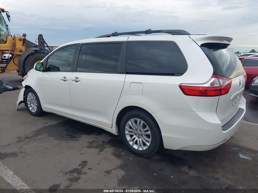 Vin: 5tdyz3dc4hs791561, lot: 46233938, toyota sienna xle 8 passenger 20173