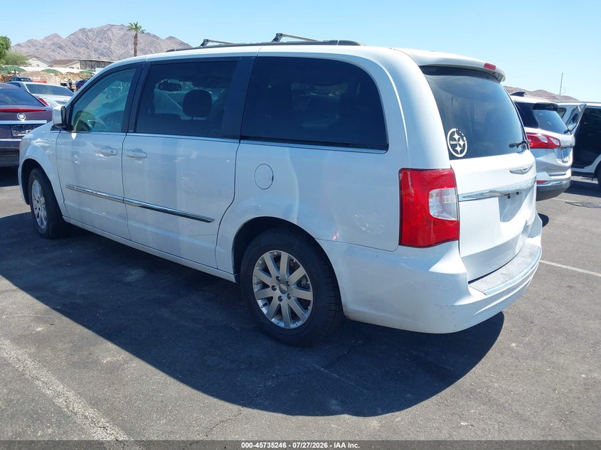 Vin: 2c4rc1bg8er242918, lot: 46233950, chrysler town & country touring 20143