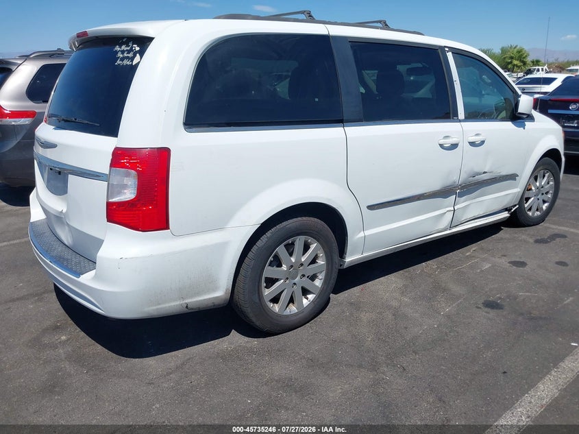 Vin: 2c4rc1bg8er242918, lot: 46233950, chrysler town & country touring 20144