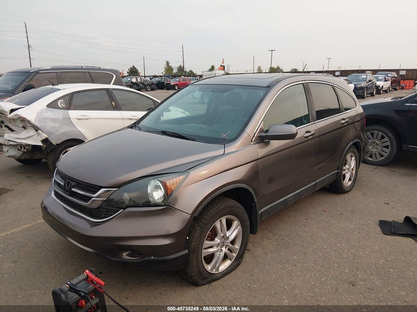 2010 Honda Cr-V Ex-L, Обычный износ, IAAI, VIN 5J6RE4H76AL031930 — фото 2