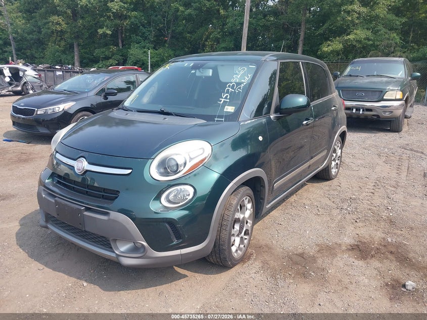 2015 Fiat 500L, Обычный износ, IAAI, VIN ZFBCFADH2FZ031291 — фото 2