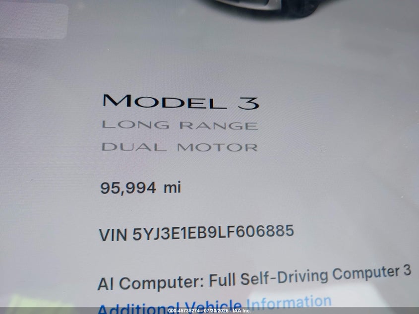 TESLA MODEL 3 - zdjęcie 7