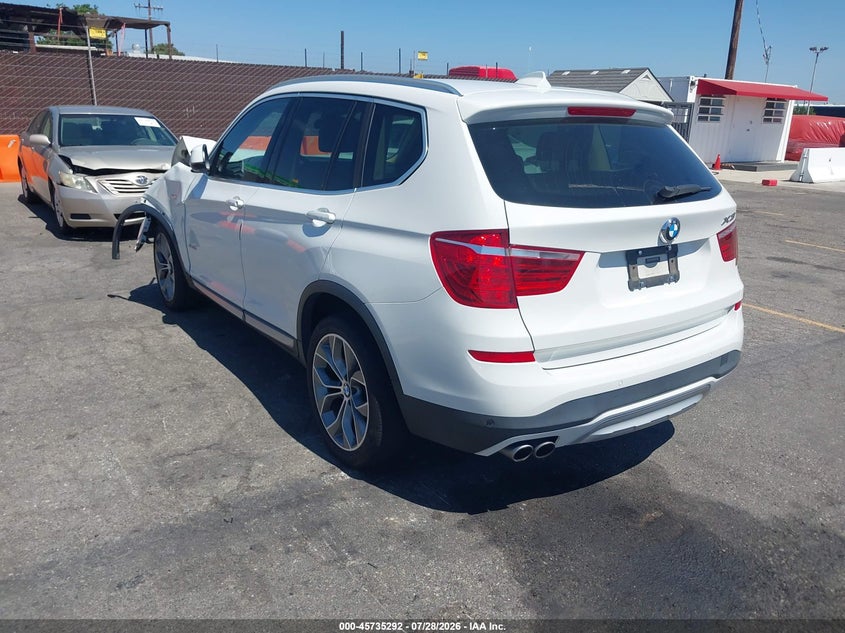 Vin: 5uxwx9c50f0d54841, lot: 46233996, bmw x3 xdrive28i 20153