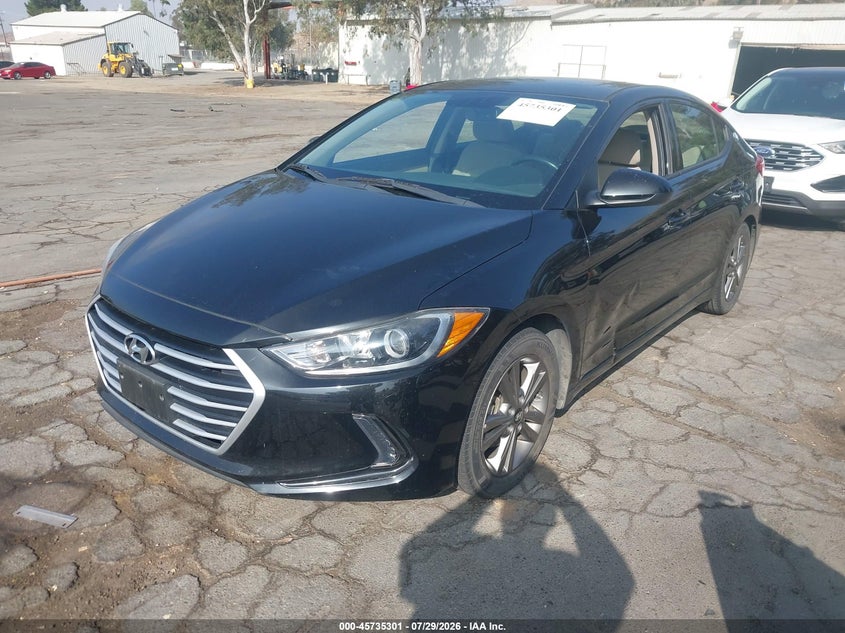Vin: 5npd84lf4jh344680, lot: 46234005, hyundai elantra value edition 20182