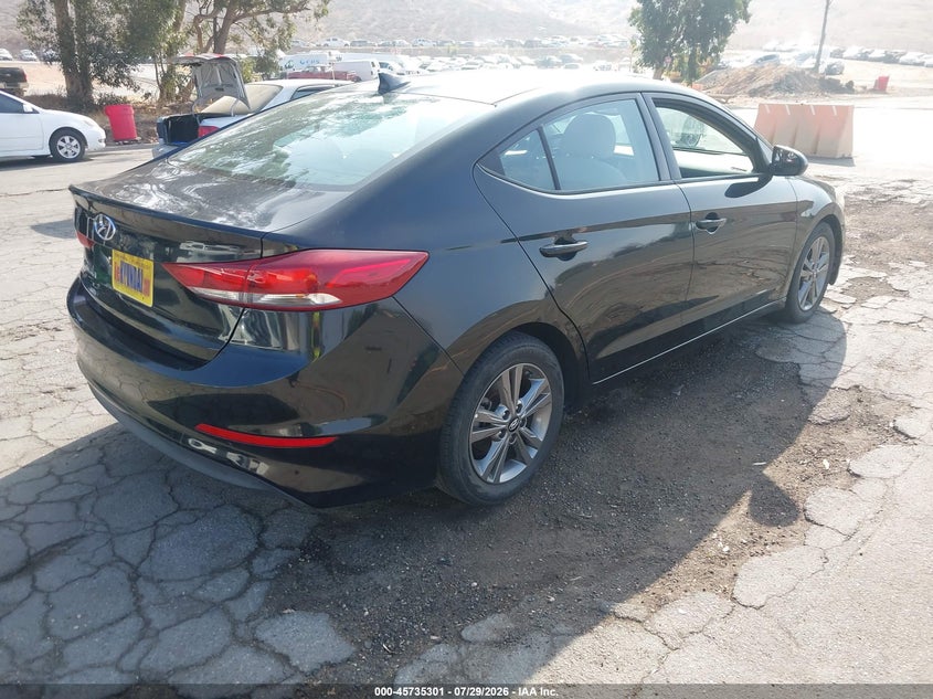 Vin: 5npd84lf4jh344680, lot: 46234005, hyundai elantra value edition 20184