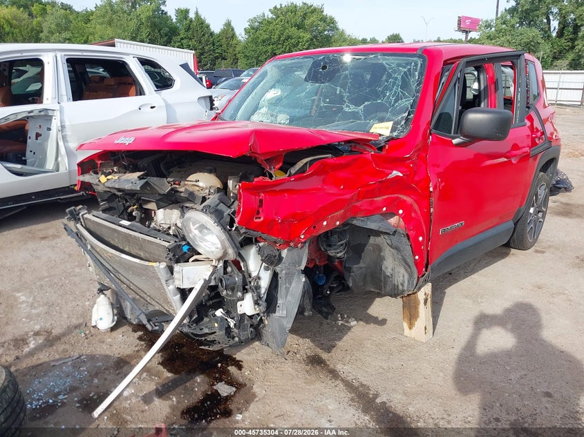 Vin: zacnjaab8lpm10386, lot: 46234008, jeep renegade jeepster fwd 20202
