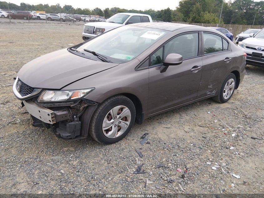 2013 HONDA CIVIC SEDAN 1.8L I-4 VVT, 140HP