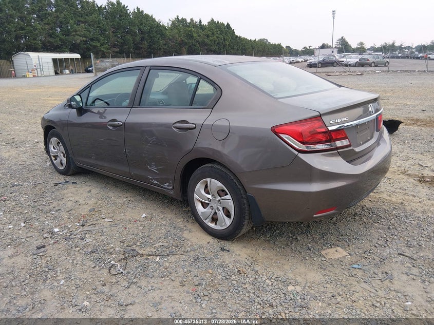 2013 HONDA CIVIC SEDAN 1.8L I-4 VVT, 140HP