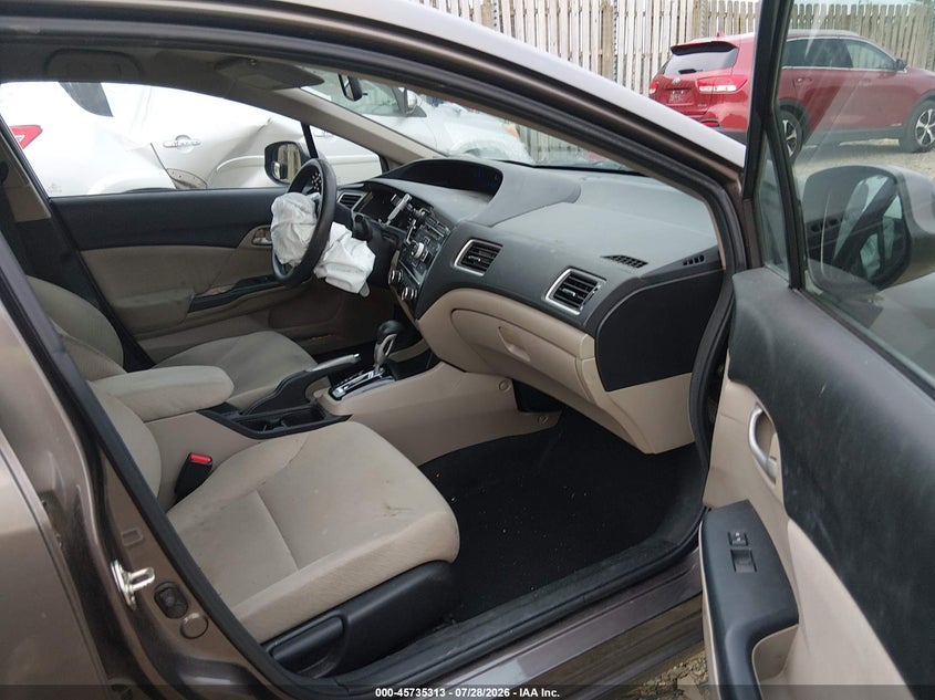 2013 HONDA CIVIC SEDAN 1.8L I-4 VVT, 140HP