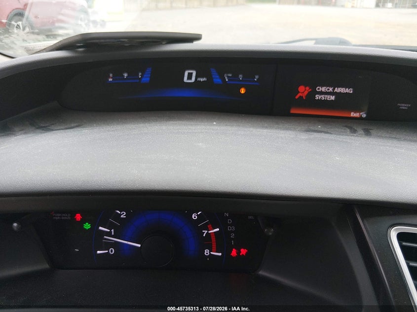 2013 HONDA CIVIC SEDAN 1.8L I-4 VVT, 140HP