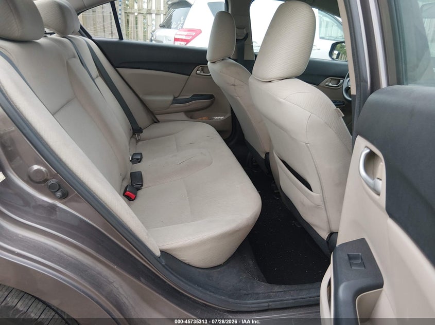 2013 HONDA CIVIC SEDAN 1.8L I-4 VVT, 140HP