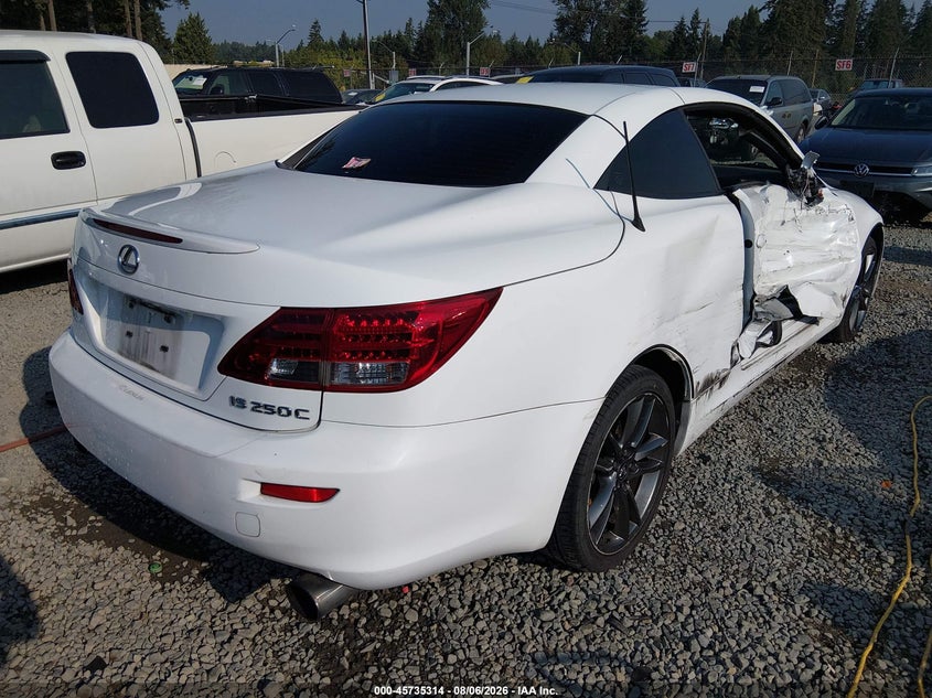 Vin: jthff2c20e2531730, lot: 46234018, lexus is 250c 20144